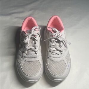 Skechers Women's Gray and Pink Sneakers